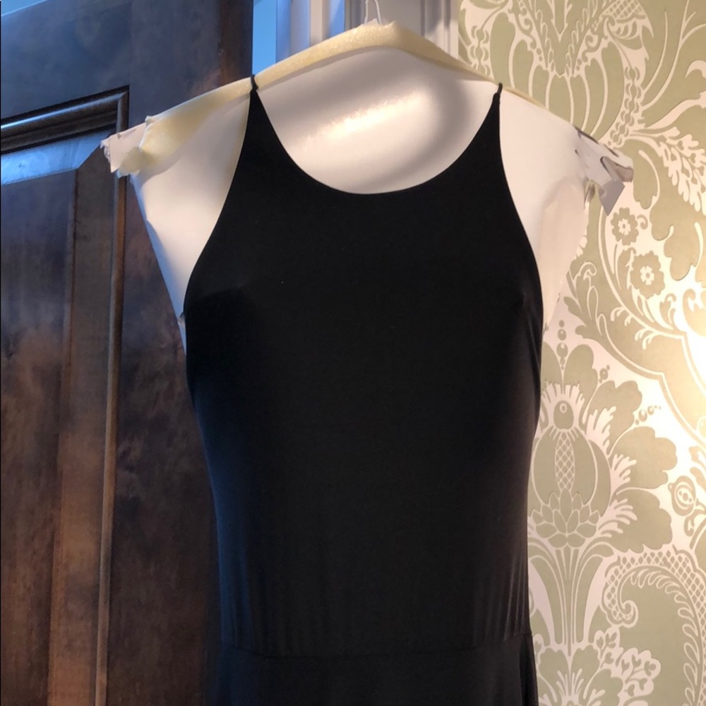 Simple and elegant black gown
